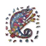 Aniwood Puzzle Motiv Chamäleon (S) – Bild 3