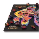 Aniwood Puzzle Motiv Goldfisch (M) – Bild 3