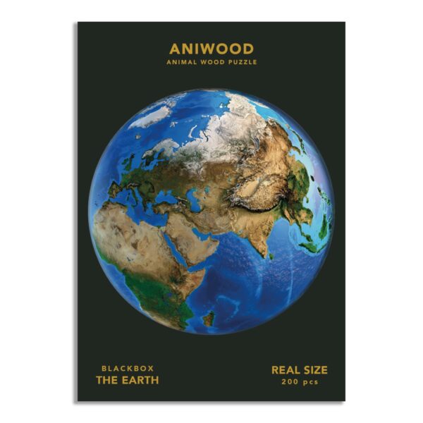 Aniwood Puzzle Motiv Die Erde (L)
