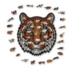 Aniwood Puzzle Motiv Tiger (M) – Bild 3