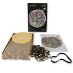 Aniwood Puzzle Motiv Graffiti Blumen (M) – Bild 2