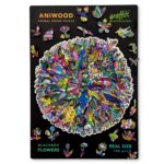 Aniwood Puzzle Motiv Graffiti Blumen (M) – Bild 4