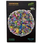 Aniwood Puzzle Motiv Graffiti Blumen (M) – Bild 7