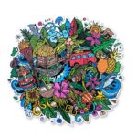 Aniwood Puzzle Motiv Graffiti Ferien (M) – Bild 9