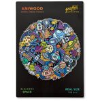 Aniwood Puzzle Motiv Graffiti Weltall (M)