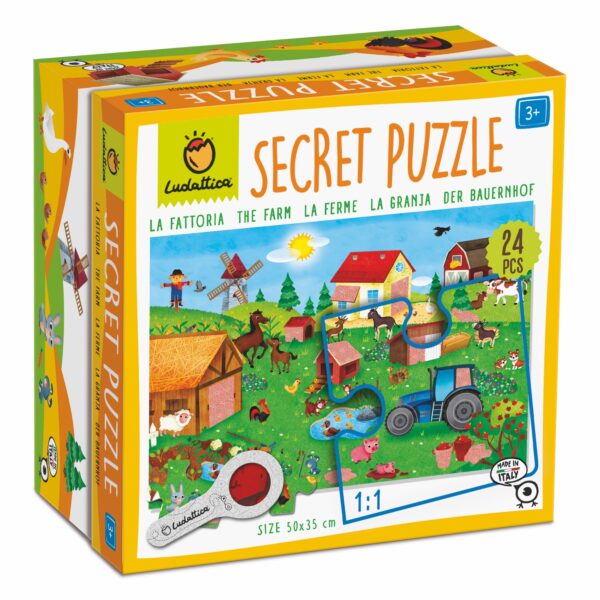Secret Puzzle - Bauernhof (24 Teile)