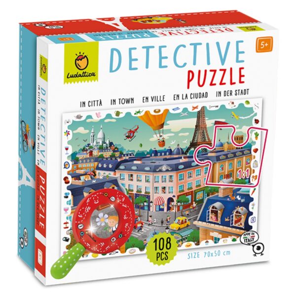 Detektiv Puzzle - Stadt (108 Teile)