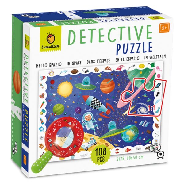 Detektiv Puzzle - Weltall (108 Teile)