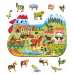 WOODY Puzzle - Holzpuzzle Bauernhof – Bild 2