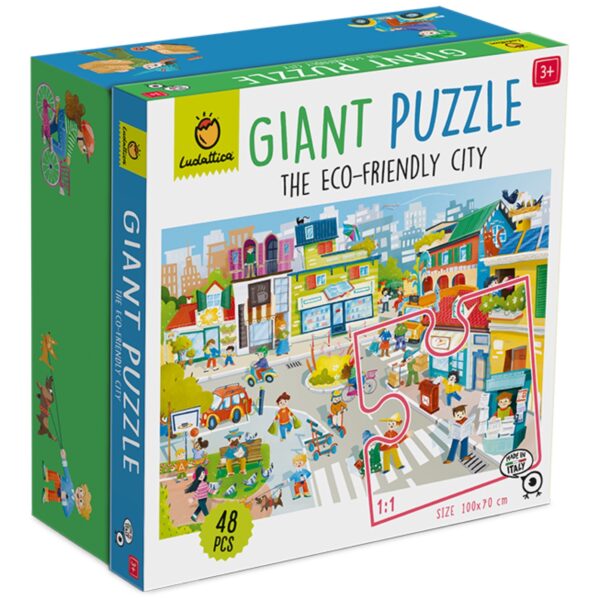 Giant Puzzle - Die umweltfreundliche Stadt  (48 Teile)