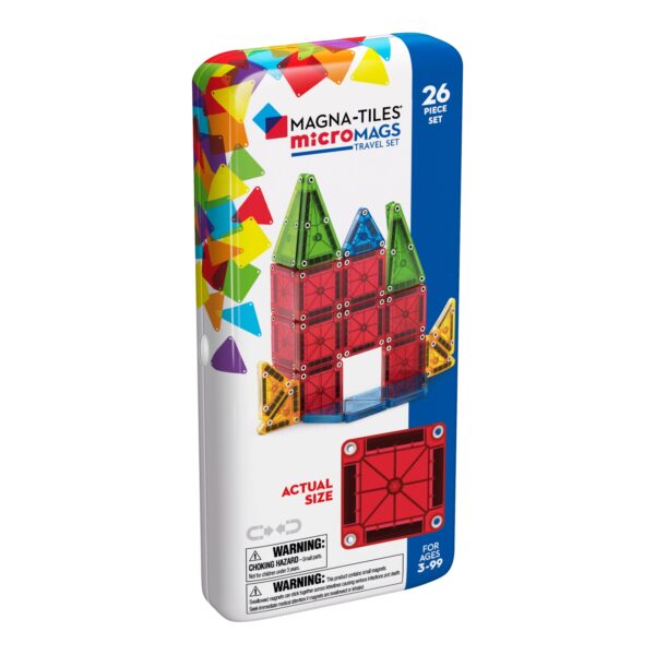 Magna-Tiles® microMAGS Travel 26-teiliges Reiseset