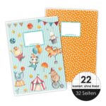 Schulhefte 4er Set DIN A4  - Zirkus (VE 4) – Bild 2