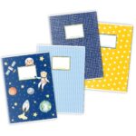 Schulhefte 4er Set DIN A4  - Astronaut (VE 4)