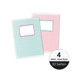 Schulhefte 4er Set DIN A5 - Meerjungfrau (VE 4) – Bild 3