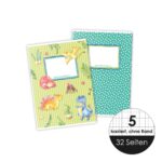 Schulhefte 4er Set DIN A5 - Dino (VE 4) – Bild 2