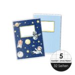 Schulhefte 4er Set DIN A5- Astronaut (VE 4) – Bild 3
