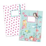 Schulmappe 2er Set DIN A4 - Meerjungfrau  (VE 4)