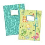 Schulmappe 2er Set DIN A4 - Dino (VE 4)