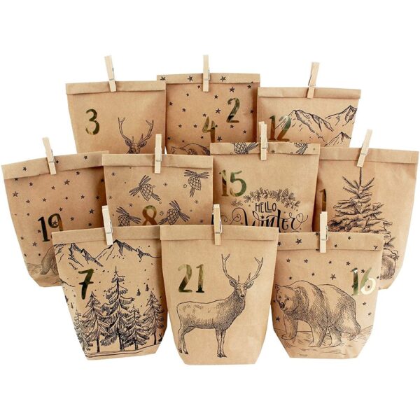 Adventskalender - Cozy Christmas (schwarz)