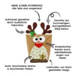 Adventskalender Rentiere – rot – Bild 2