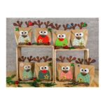 Adventskalender Rentiere – rot – Bild 3