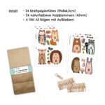 Adventskalender Waldtiere zum Aufkleben – Bild 5