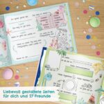 Freundebuch - Meine Kindergartenfreunde - Design 4 - blaues Cover – Bild 3