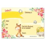 12 Einladungskarten zum Geburtstag – Pferde – Bild 4