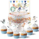 Kuchenstecker (Geburtstag) - Astronaut - Set 5