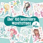 Wandtattoos - Meerjungfrau - Set 1 – Bild 7