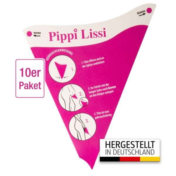 Pippi Lissi Einweg-Urintrichter für Frauen 10er Pack