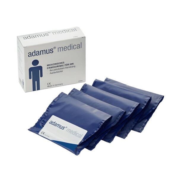 Adamus Medizinische Reisetoilette Notfall-WC für Männer 5er Pack