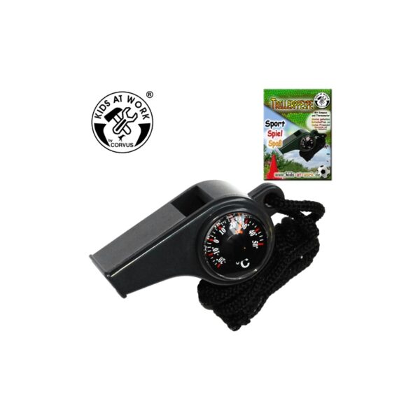 Trillerpfeiffe m. Kompass & T.