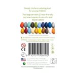 Crayon Rocks im blau karriertem Baumwollsäckchen 'Seaside bag' (20 Farben) – Bild 3