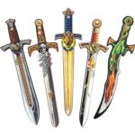 Liontouch® Schwertset | Enthält fünf Spielzeugschwerter Kinder - Fantasydrache, König Löwe, Prinz, Pirat und Wikinger