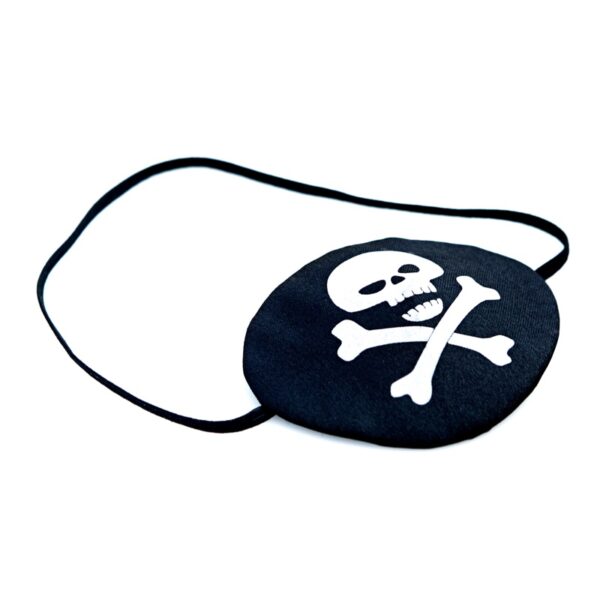 Piratenaugenklappe Totenkopf