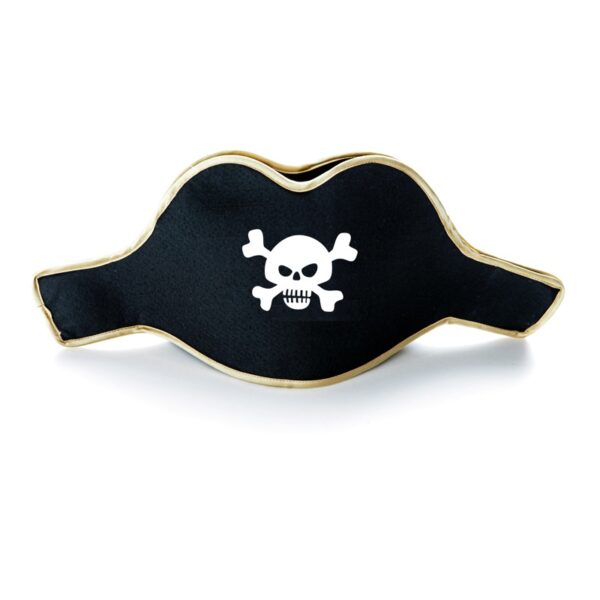 Piraten Hut schwarz m. Saum