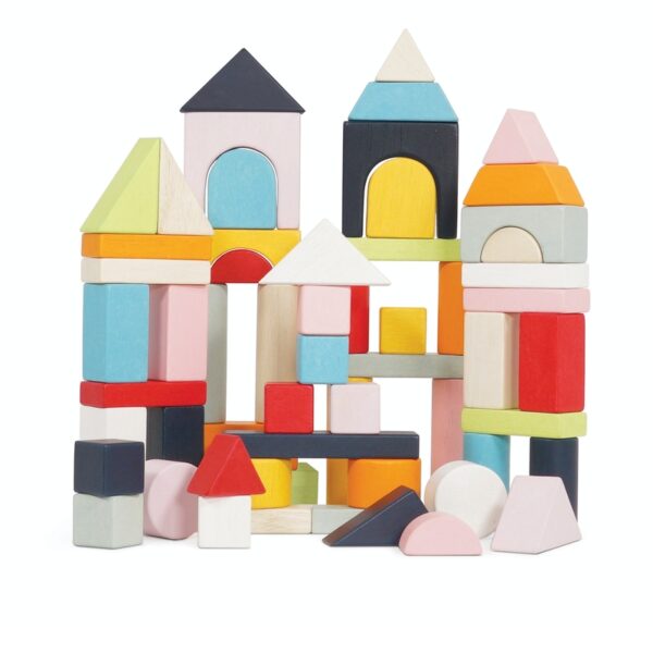 Bauklötze (60 Stück) & Baumwolltasche