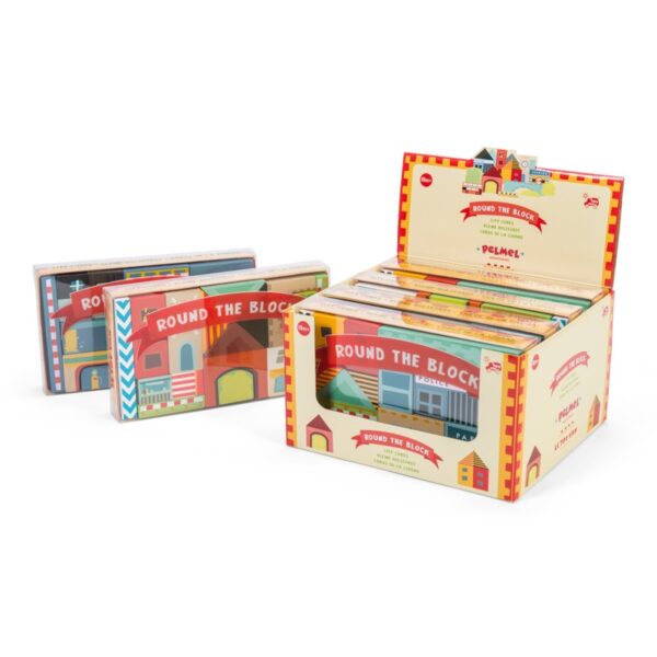 Kleine Holzstadt (Display 6 Stück)