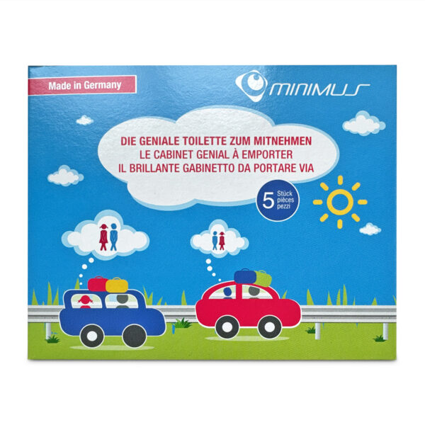 MINIMUS - Notfall Toilette 5ER-PACK