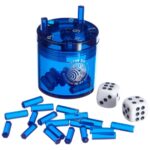 SUPER SIX "Travel" aus ABS - Blau, 5cm + Ø 5cm, Reisespiel – Bild 2