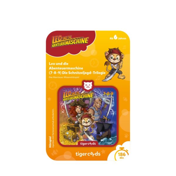 tigercard - Leo und die Abenteuermaschine  - Folge 7,8,9: Die Schnitzeljagd-Trilogie