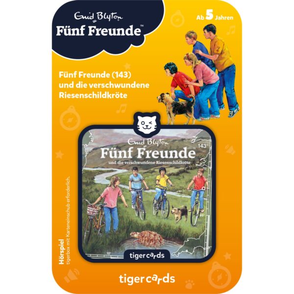 tigercard - Fünf Freunde - 143: und die verschwundene Riesenschildkröte