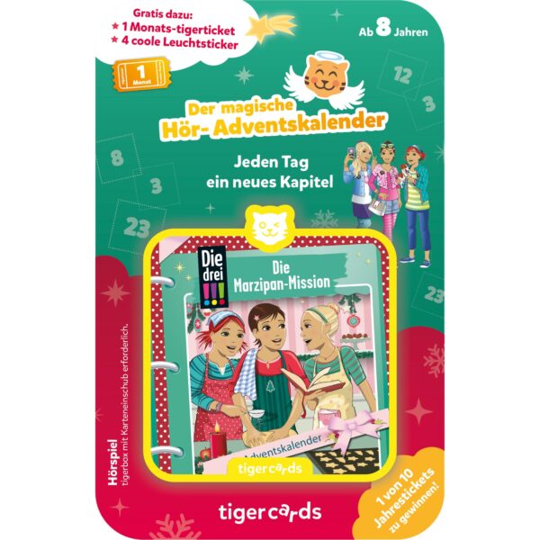 tigercard - Die drei !!! - Die Marzipan-Mission - Adventskalender