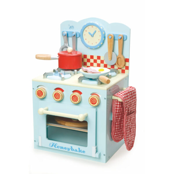 Honeybake Herd & Ofen Set blau