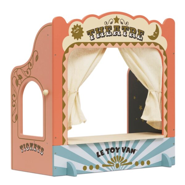 Tischpuppentheater aus Holz