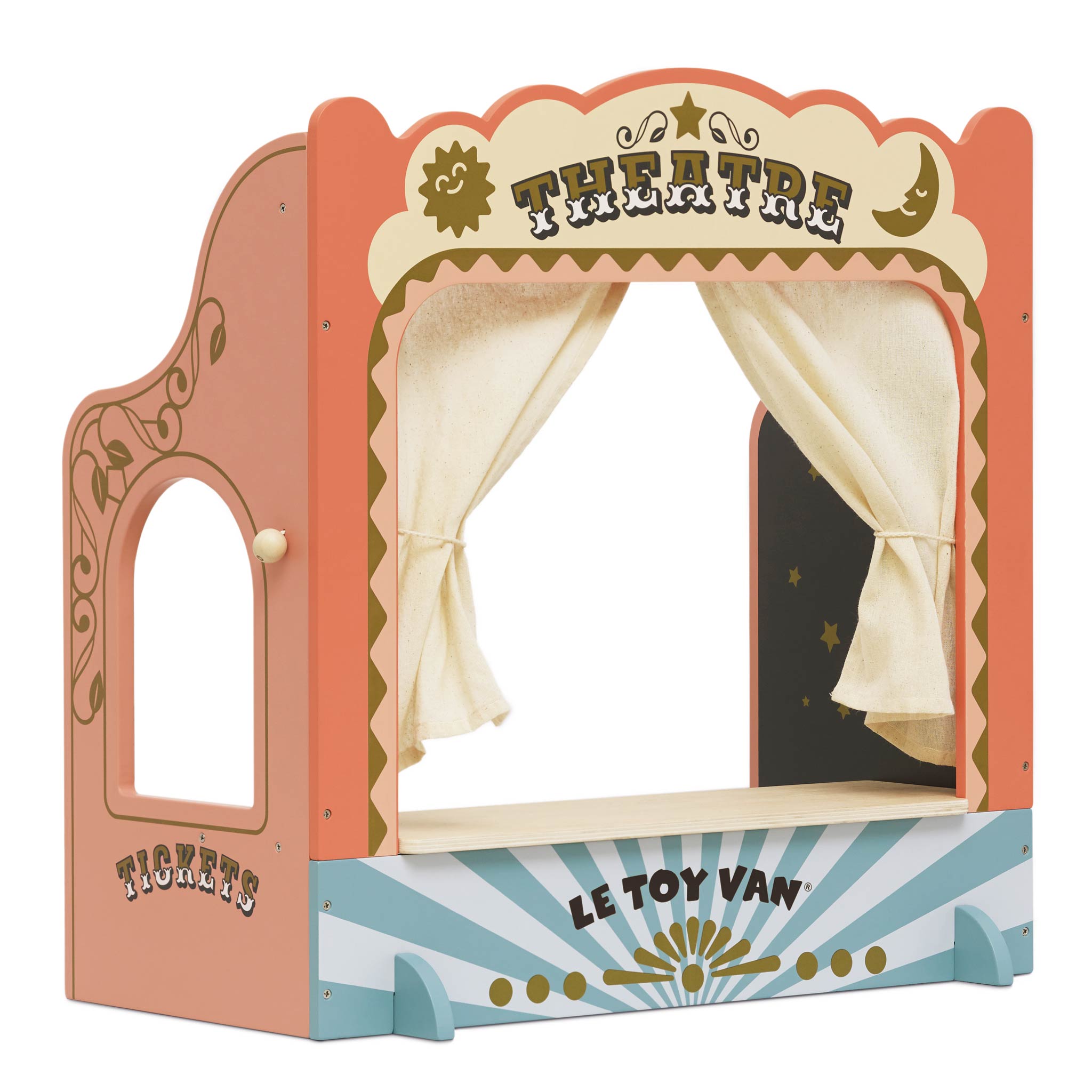 Tischpuppentheater aus Holz