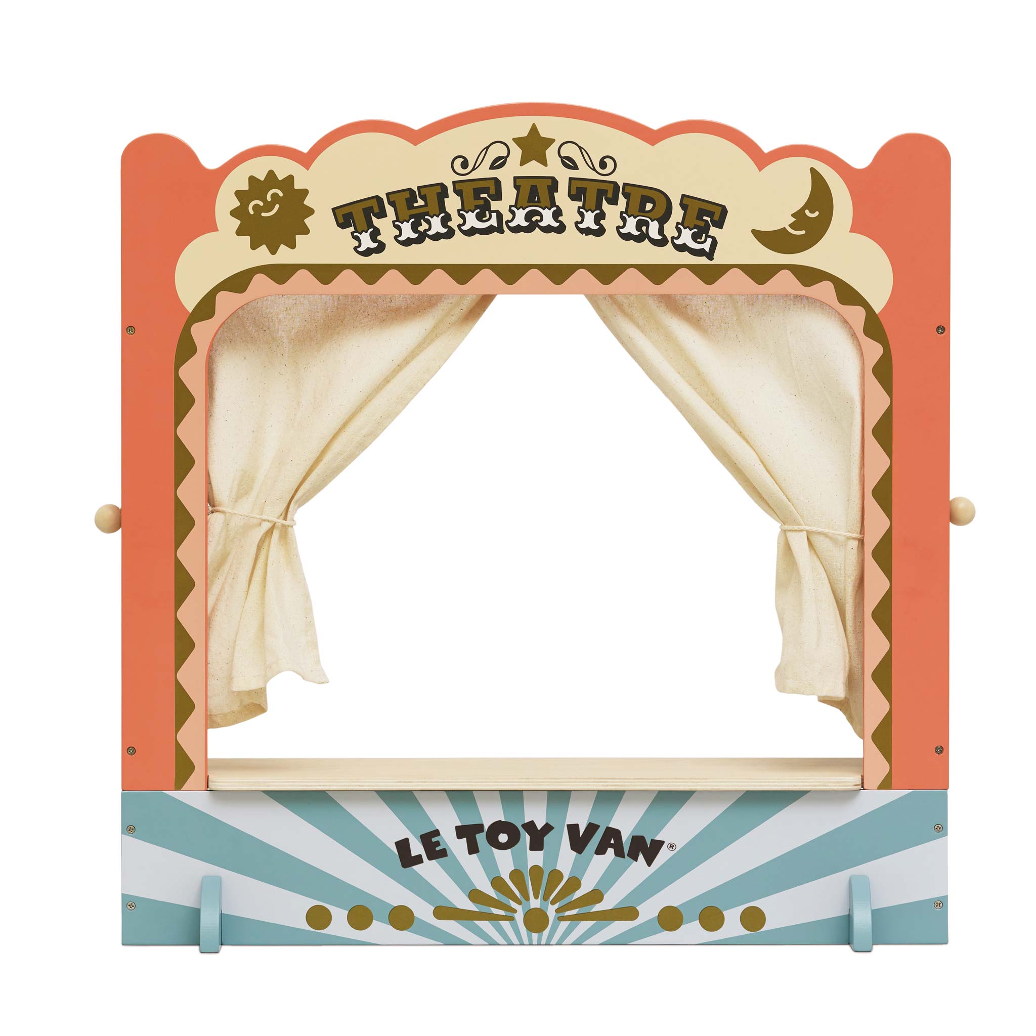 Tischpuppentheater aus Holz