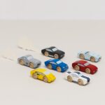 Klassische Sport-Holzautos