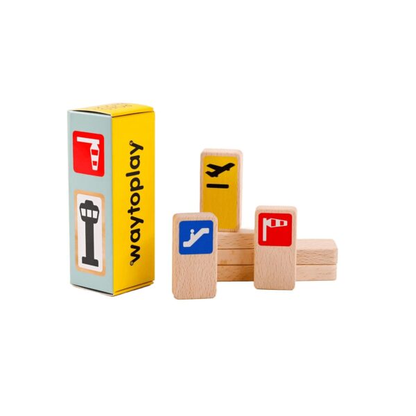 Flughafen Schilder-Set